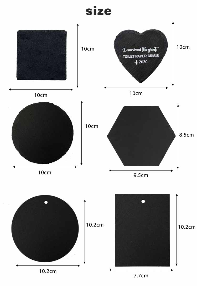 Buy Wholesale China Factory Customized In Stock Black Square Round