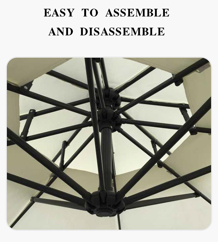 Buy Wholesale China 2.7m Garden Patio Umbrellas Outdoor With Stand