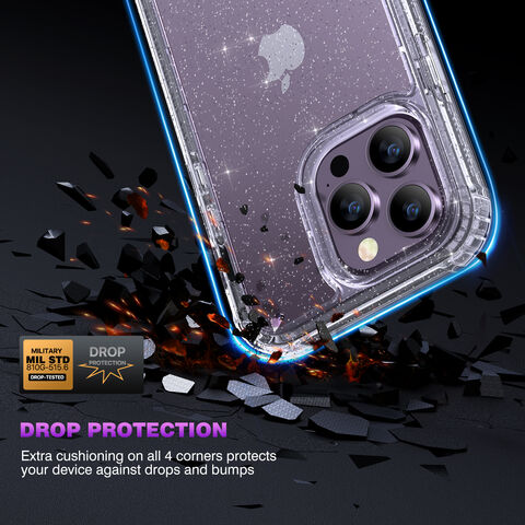  Diaclara Funda diseñada para iPhone 14 Plus, carcasa resistente  de cuerpo completo con protector de pantalla integrado sensible al tacto y  antiarañazos, con protector de lente de cámara para iPhone 14 