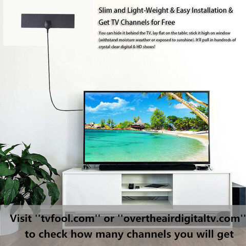 Wireless Indoor Digital Magnetic Mount TV Antenna ATSC DMB DVB-T ISDB-T HD  Digital TV Antenna with IEC Connector - China TV Antenna, DVB Antenna