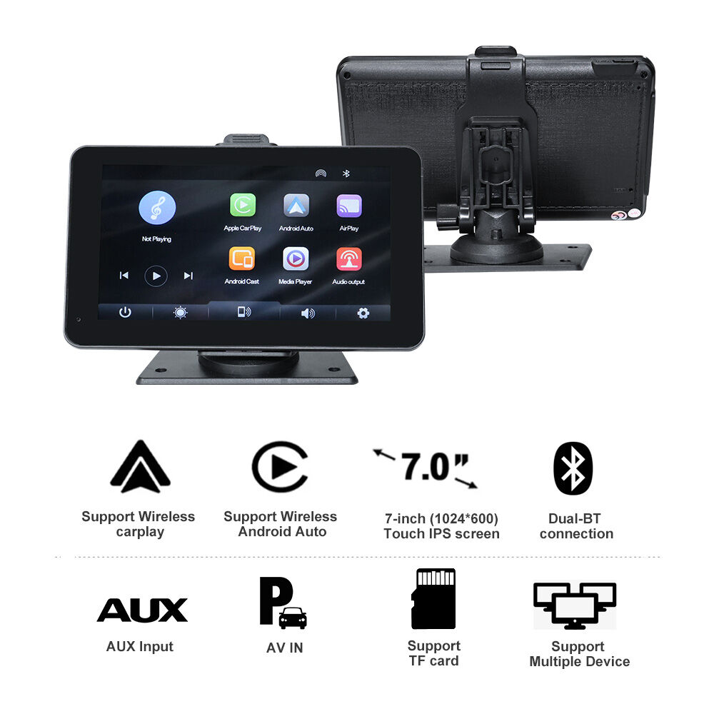 Achetez en gros Carplay Sans Fil Portable Et Android Auto Autoradio  Autoestereo 7 Pouces écran Tactile Gps Bt Fm Smart Car Monitor Pnd Chine et Carplay  Sans Fil à 32.8 USD