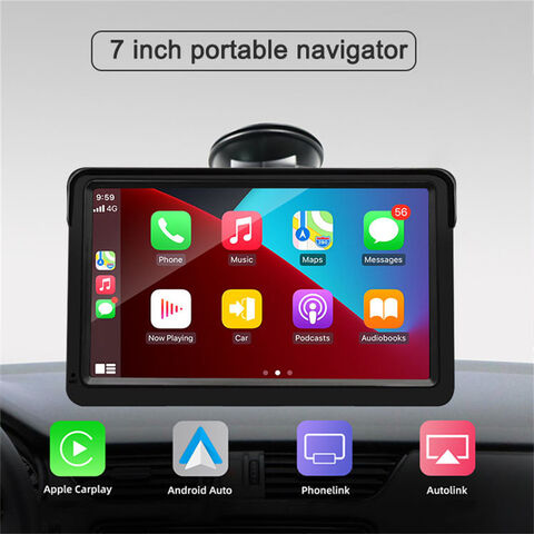 Acheter Autoradio Compatible avec Carplay Android AUTO, écran 7 pouces,  WiFi 2.4G/5G, FM, récepteur Audio Portable sans fil pour voiture