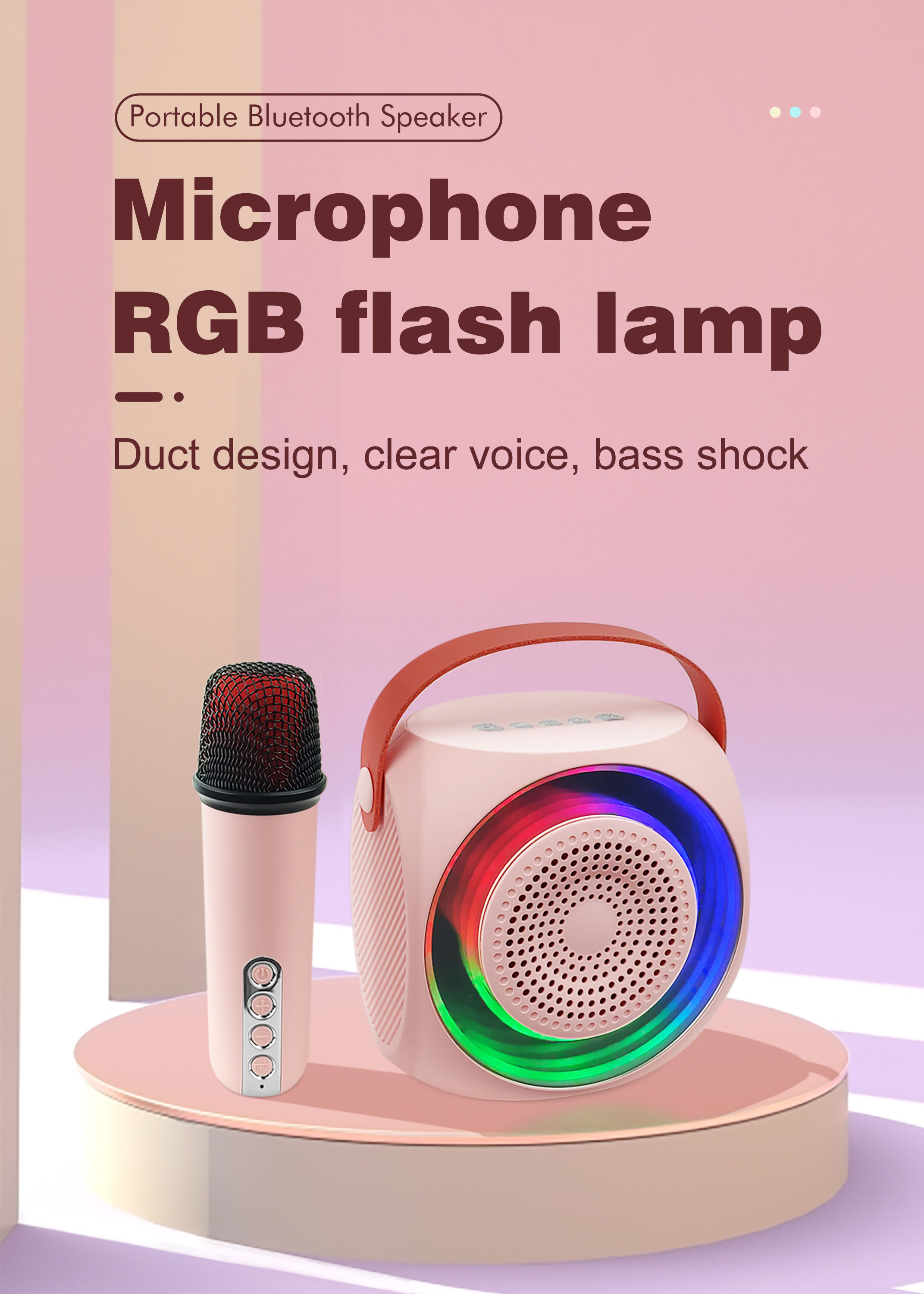 Buy Wholesale China Mini Kids Karaoke Speaker With Microphones