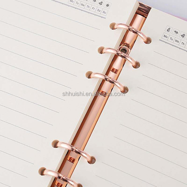 Buy Wholesale China A5 Pu Leather Budget Binder Notebook With 8pcs A5 Binder  Pockets 6 Ring Binder Loose Leaf Planner & Leather Notebook at USD 1.5