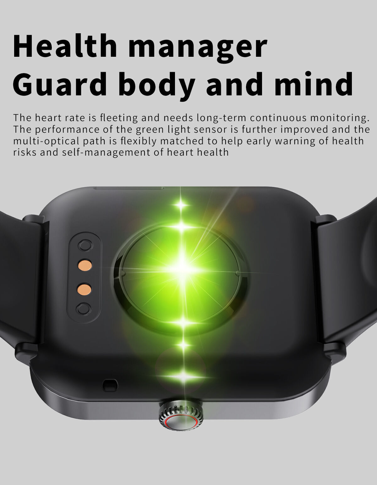2023 Glucometer Smart Watch - Non-Invasive Blood Sugar & Heart Rate Monitor  – Hi Tech