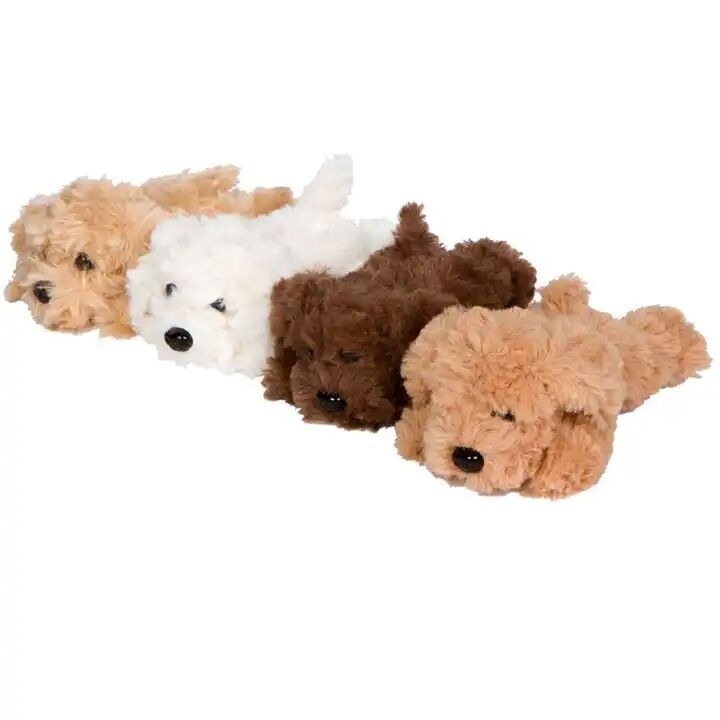 5 Pièces Animaux Chien en Peluche pour Enfants 1 Grand Chien Maman avec 4  Mini Bébés Chiens Jouet Chien en Peluche Doux Mignon Chiot en Peluche  Cadeau