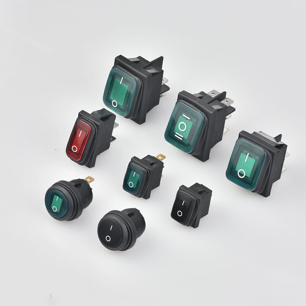 Buy Wholesale China Waterproof On-off-on Rocker Switch Round Head/round ...