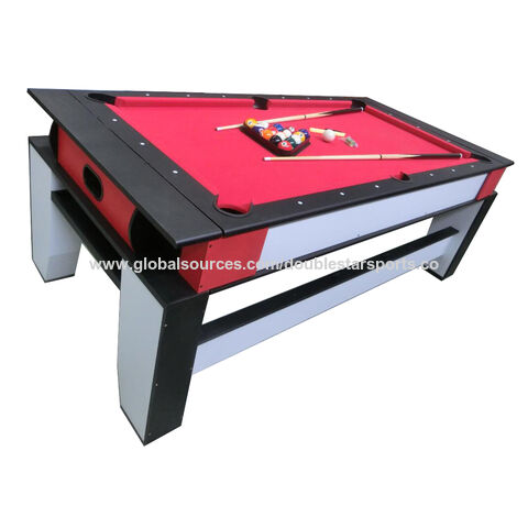 4 em 1 Multi mesa de jogo 7FT de bilhar, mesa de bilhar com