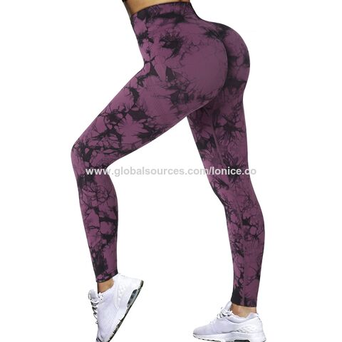 Tie Dye Seamless Leggings For Women High Waist Workout Gym Yoga Pants  Scrunch Butt Lift Tights - China Wholesale Women's Leggings,yoga Wear,yoga  Pant $3.25 from Quanzhou Lonice Sports Co., Ltd.