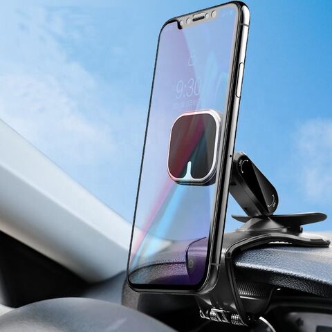 Soporte magnético para teléfono de coche, soporte magnético plegable para  teléfono, multifuncional, 360°, para salpicadero de coche, imán para  teléfono, para iPhone, Samsung, todos los smartphones