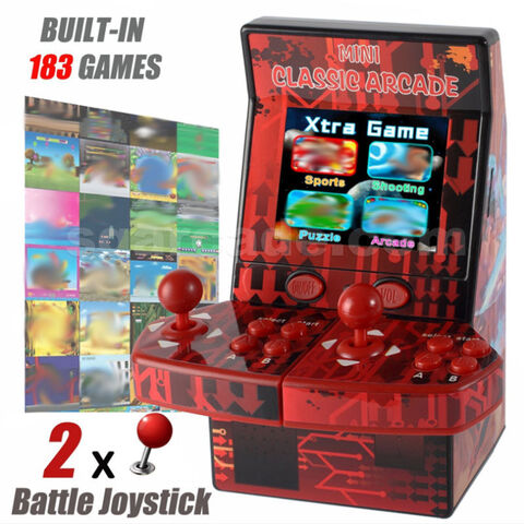 A Red Retro Classic Games Children's Handheld Small Game