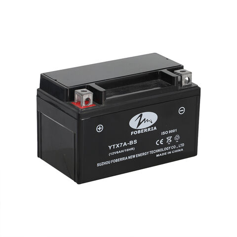 Ytx7a-bs 12v6ah10hr Motorcycle Battery, Solar Battery, Lead