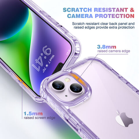 Achetez en gros Coque De Protection Intégrale Pour Téléphone Portable,  Violet Transparent à 360 ° Avec Protecteur D'écran Anti-rayures Intégré  Sensible Au Toucher Pour Iphone 14 Chine et étui De Téléphone Portable