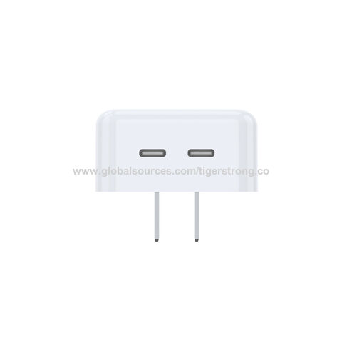 Apple Adaptador de corriente compacto de doble puerto USB-C de 35 W