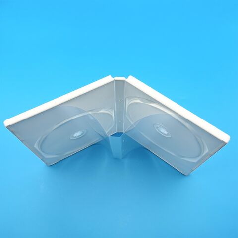 14mm 2 Discs White Double Dvd Case Cd Dvd Box Storage Cd