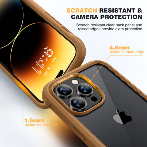 Diaclara Diseñada para iPhone 13 Mini, funda resistente de cuerpo completo  con protector de pantalla de vidrio templado integrado, funda protectora de