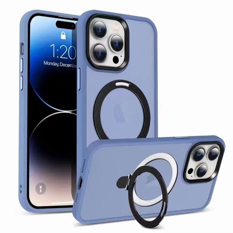 Funda Para iPhone 15 Pro Max Con Anillo Magnético 12 13 14 14 15 Plus  Promax Lente De Protección De La Cámara A Prueba De Golpes Transparente De  Lujo