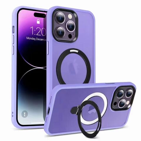 Buy Wholesale China Magnetic Holder Case For Iphone15 Pro Max Metal Stand  Shockproof Bumper Clear Cover For Iphone 12 13 14 Pro Max Case & Magsafe  Ring Cases For Iphone15 at USD 2.7
