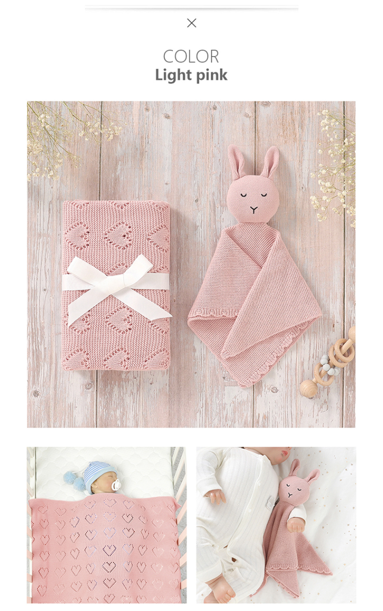 Buy Wholesale China Custom Baby Blanket With Lovey Set Baby Animal