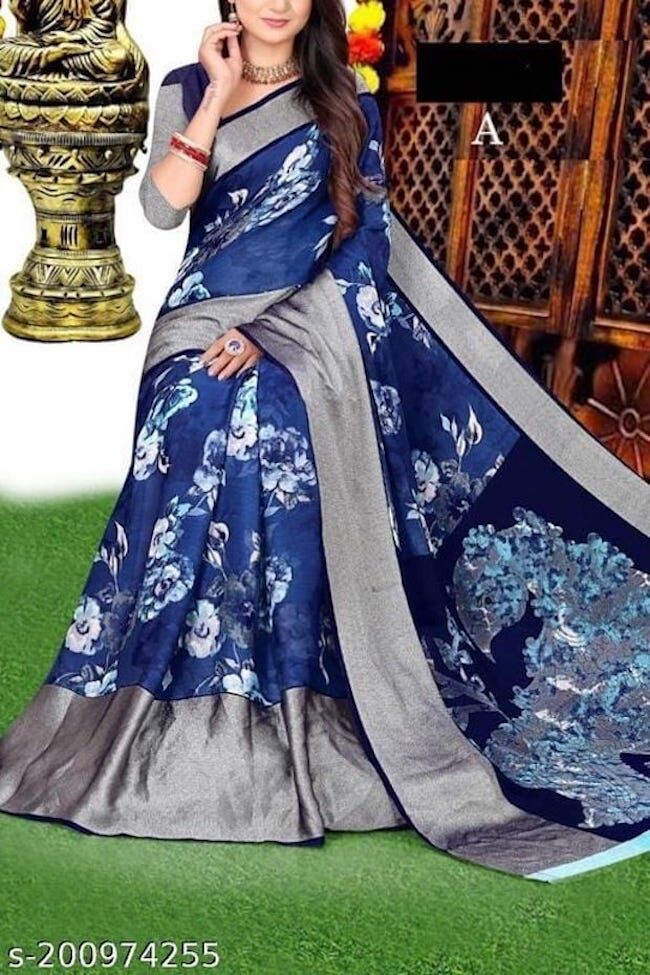 Buy Wholesale India Indian Women's Traditional Saree Made Of Chiffon