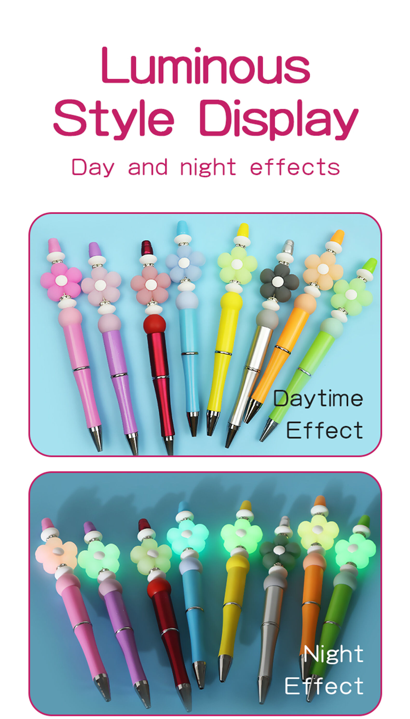 Silicone Focal Beads For Beadable Pens DIY Lick Itself Naughty 3 Pieces