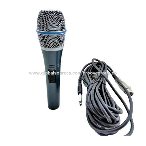 Microphone dynamique filaire karaoké populaire - Chine Microphone