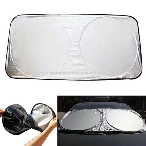 Buy Wholesale China Ulk 150*70cm Silver Coated Cloth Material Sunshade Car  Front Windscreen Windshield Sunshade & Silver Coated Sunshade at USD 1.6