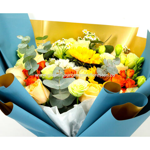 Compre Flores, Ramos, Papel Para Envolver Tejidos, Regalos En Varios  Colores, Papel Para Envolver Flores y Papel Para Envolver Flores de China  por 0.19 USD