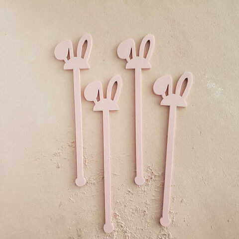 Buy Wholesale China Acrylic Easter Bunny Drink Stirrer Cocktail Swizzle  Sticks Drink Stirrer Coffee Muddler & Acrylic Easter Bunny Drink Stirrer at  USD 0.2