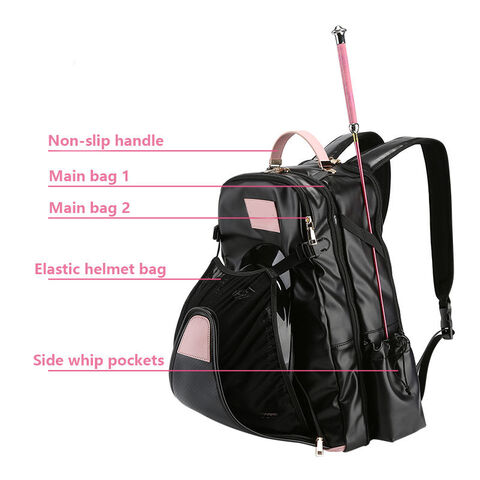 New Design Professional Equestrian Backpack With Helmet