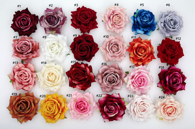 Buy Wholesale China Trh281 High Quality Silk Flower Heads 15cm Big ...