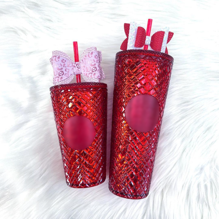 Hot Selling 24oz 20oz 16oz Pink Studded Custom Logo in Bulk Plastic Tumbler  Cold Coffee Mug Tumblers Cups with Lids and Straws - China Pineapple Cup  and Tumbler Cup price