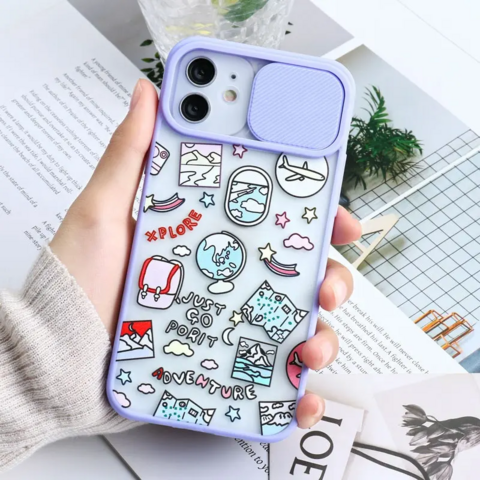 Funda para iPhone 13, diseño divertido de anime, diseño divertido