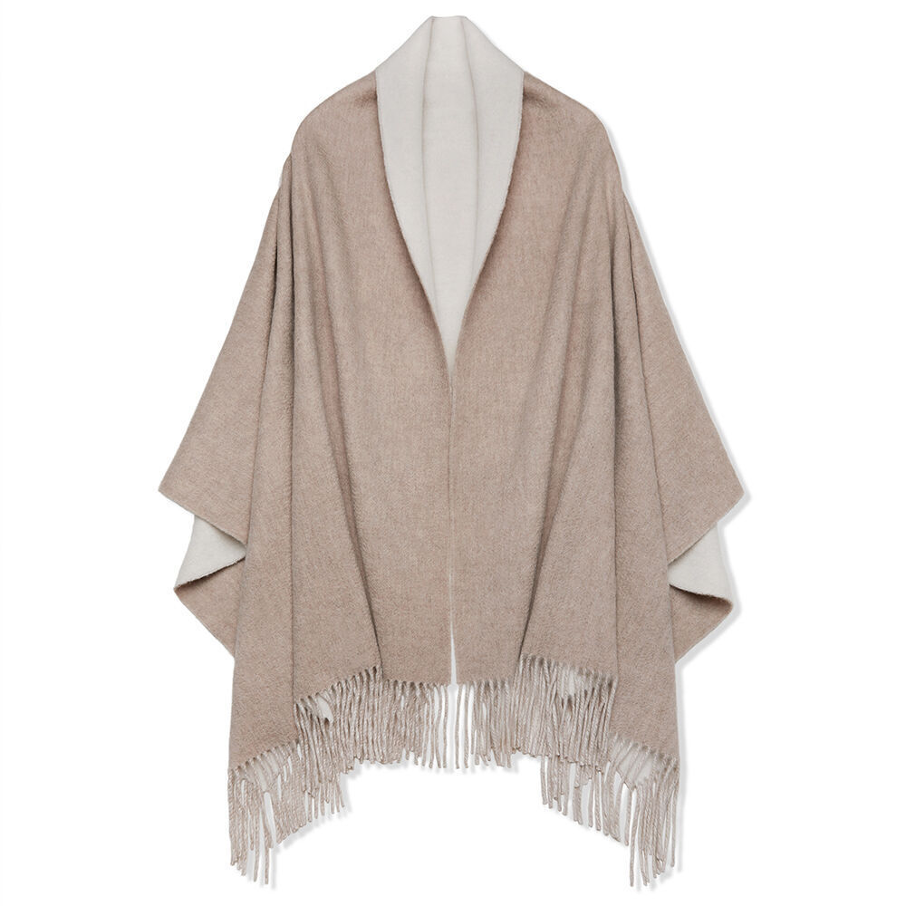 Buy Wholesale China Wholesale Custom Warm Cashmere Poncho With Trim 