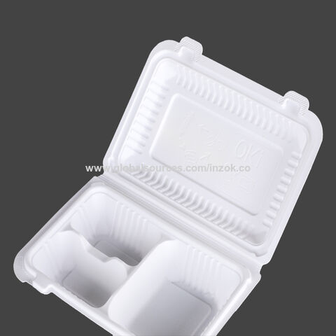 pp plastic lunch box disposable 3 4 5 6 compartment ecofriendly