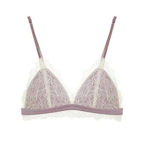 Underwear Small Chest Gathered Sexy Lace Bra Without Steel Ring