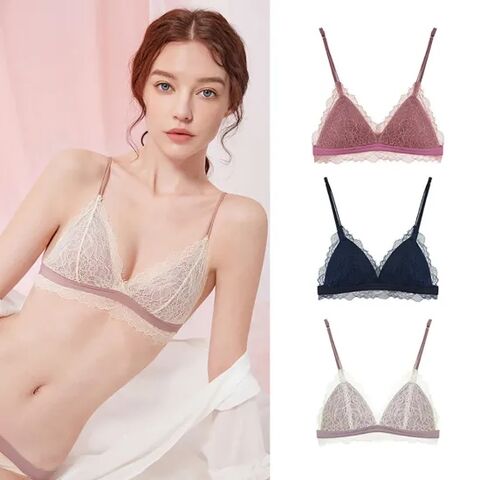 One-Piece Small Breasts French Backless Underwear Women's Non-Steel Ring Bra  - China Bra and Lingerie price