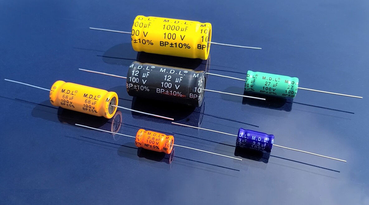 Buy Wholesale Taiwan M.d.l. 8.2uf100v Np(bp) Axial Aluminum Electrolytic Capacitors (b04