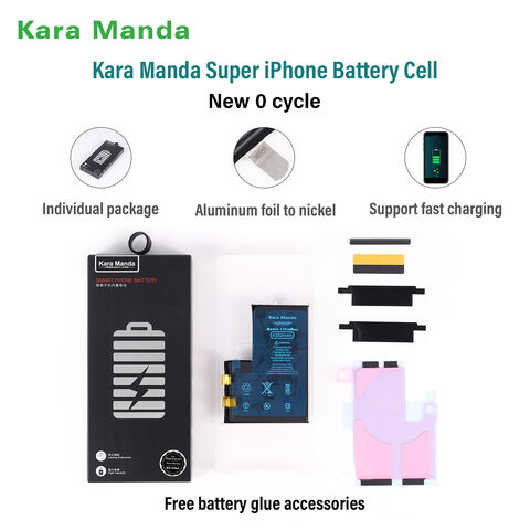 Buy Wholesale China Kara Manda 2023 For Iphone Battery Cell No Flex For  Iphone Xs Xr 11 12 13 Pro Max Mini Battery Cell Replacement Only Without  Flex & For Iphone Battery