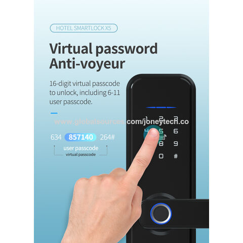 Cerradura Biometrica Inteligente, Password, Huella Digital