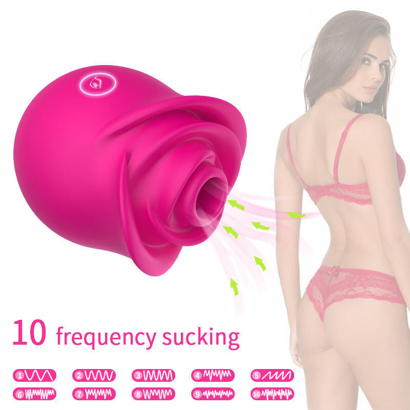 Buy Wholesale China Cute Rose Sex Toy Suction Vibrator Pink Flower Adult  Vibrator The Rose Sucking Sex Toy For Women & Sex Toy at USD 10.15