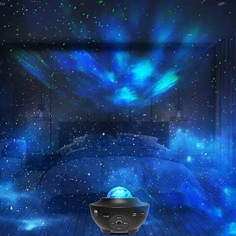 Night Light Star Projector Ocean Wave Sky Galaxy Lamp Led Lights For  Bedroom With Bluetooth Music Speaker Remote Control 360rotating Sleep  Soothing Co