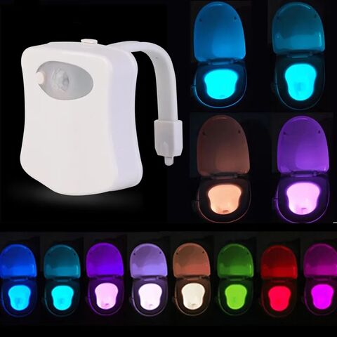 Veilleuse LED étanche avec détecteur de mouvement PIR intelligent,  éclairage pour cuvette de toilette et WC, 2 pièces - AliExpress