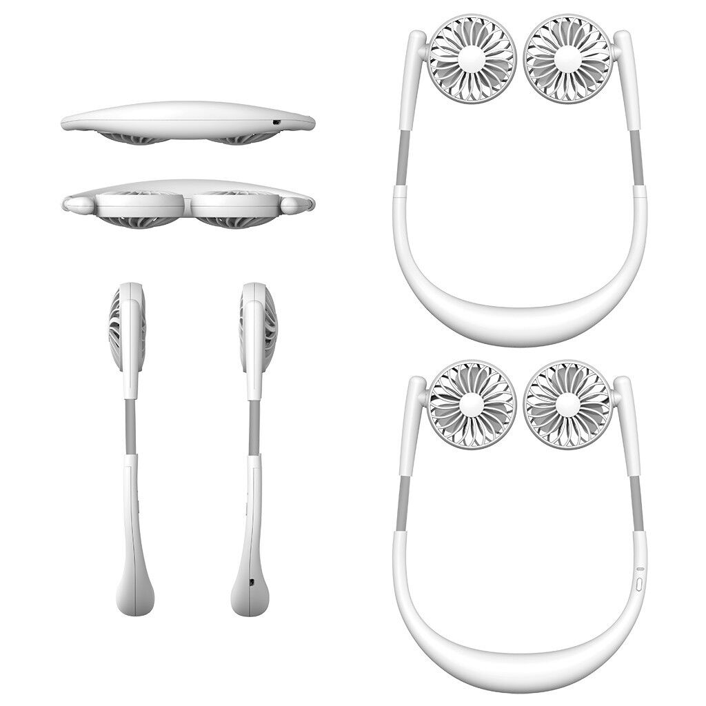 Buy Wholesale China Lazy Neck Fan Rechargeable Portable Mini Usb Fan