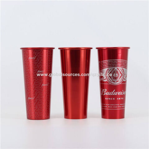 Buy Wholesale China Recyclable Custom Aluminum Solo Stainless Steel Pint  Cups Beer Metal Tumbler Mug With Custom Logopopular & Aluminum Cup at USD  0.4