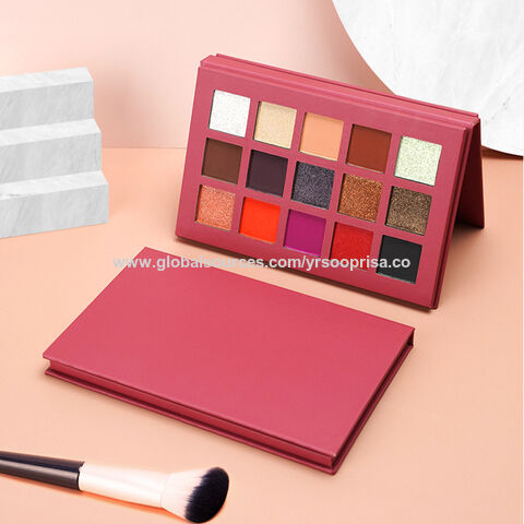Pink Eyeshadow Palette, 12 Colors Peach Pink Red Matte Shimmer Mini Makeup  Eyeshadow Pallet,High Pigmented Blendable Long-Lasting Eyeshadow Pallets