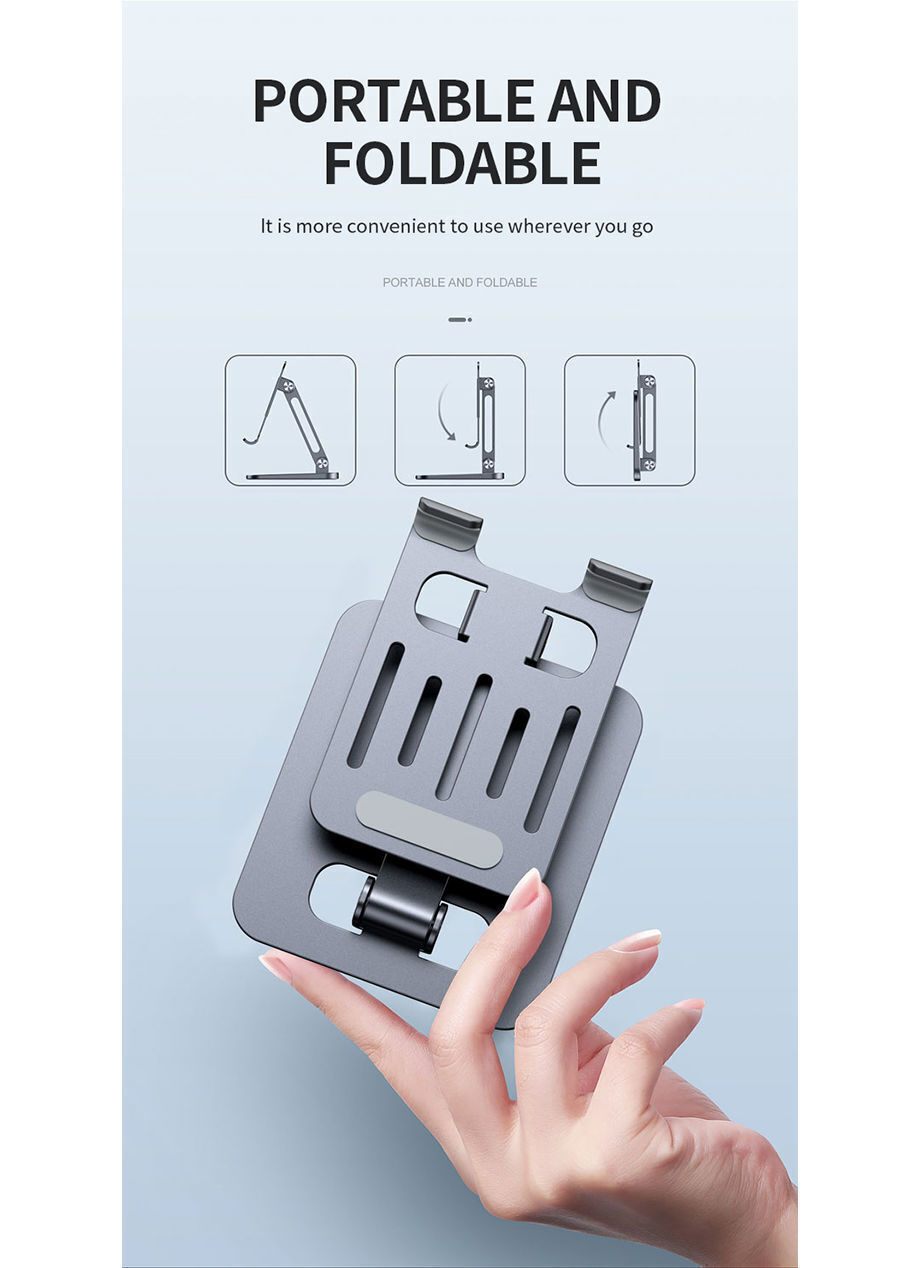 Tofficu Faltbare Handyhalterung - Aluminium Ständer Für Smartphones & Tablets