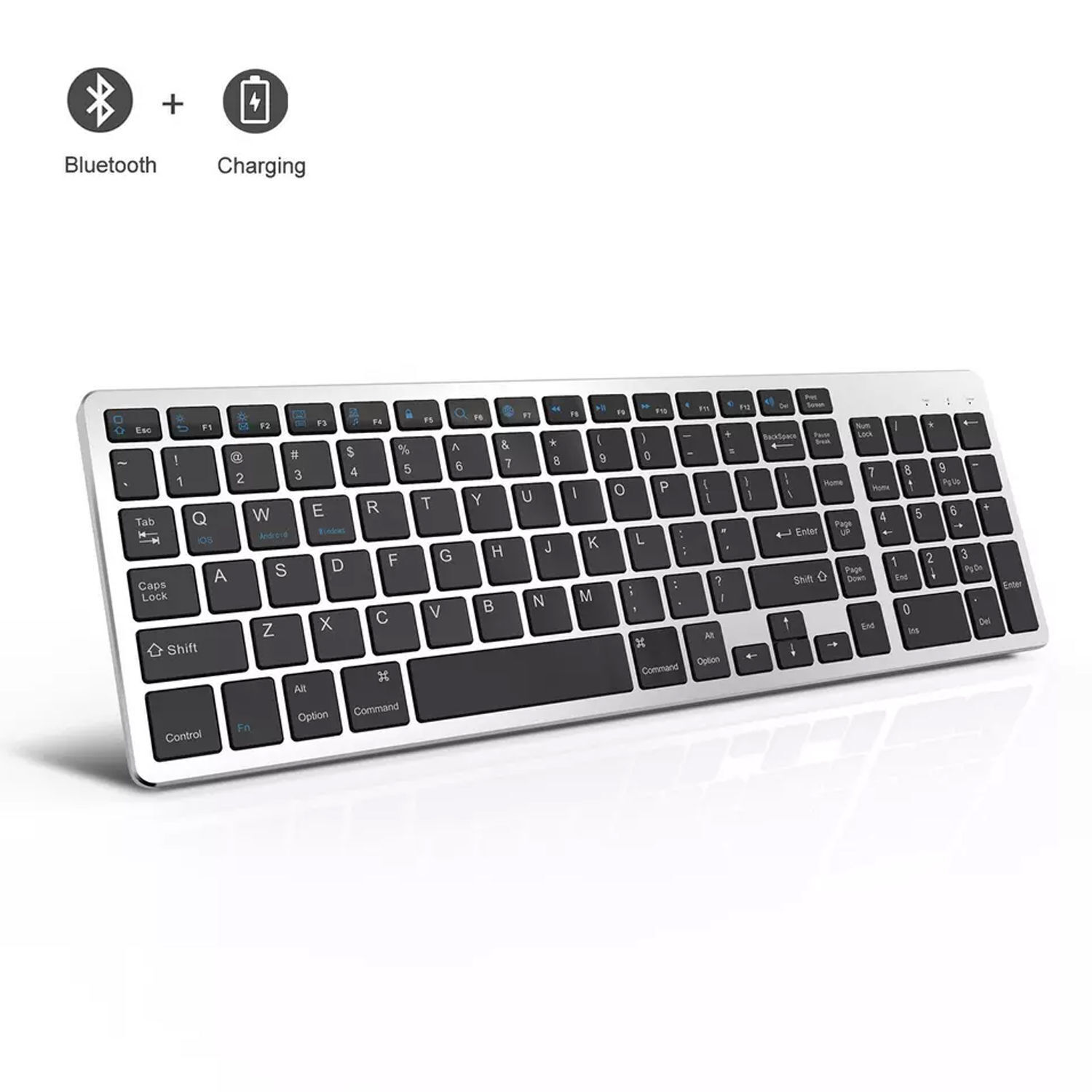 Buy Wholesale China Aluminum Slim Keyboard Thin 2.4ghz Usb Backlit
