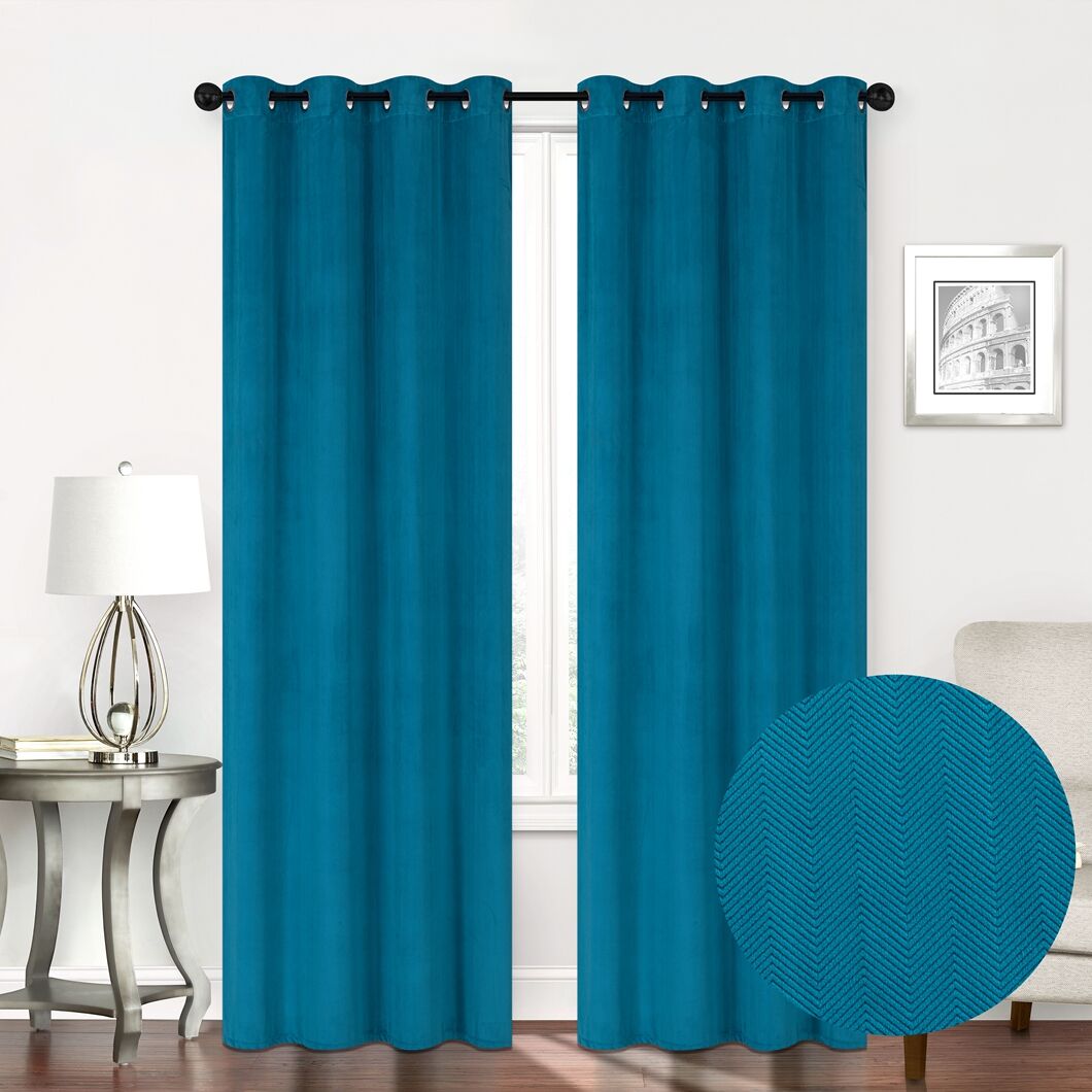 Buy Wholesale China Hotel Window Curtain Wholesale Luxury Blue Curtains