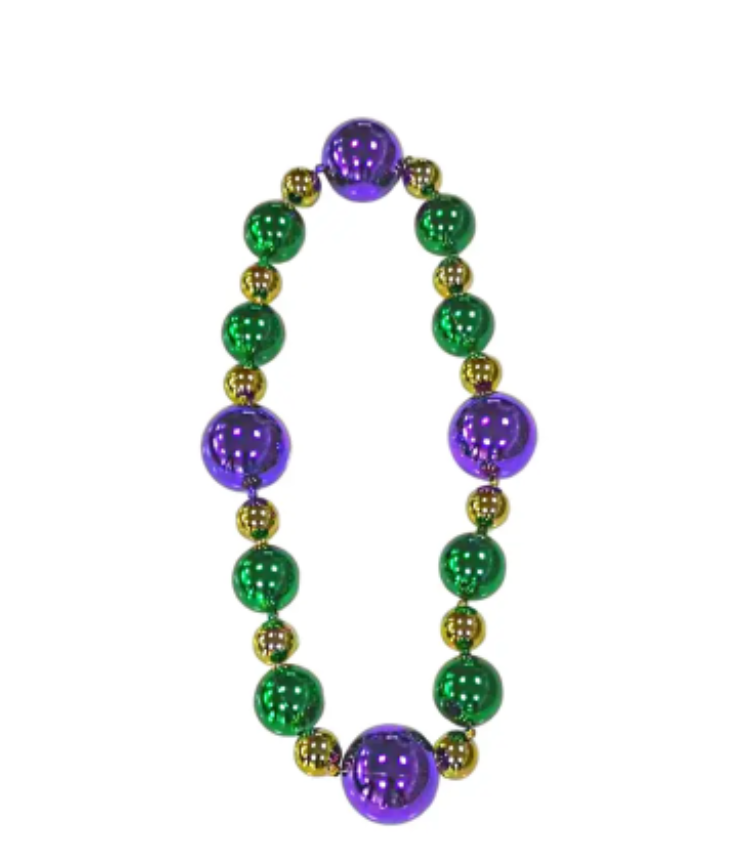 Buy Wholesale China Jumbo Ball Mardi Gras Bead Necklaces And Assorted ...